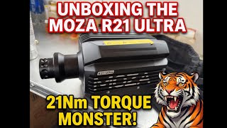 UNBOXING the INSANE Moza R21 Ultra 21Nm Direct Drive Wheel Base! 😱 Next Level Sim Racing?