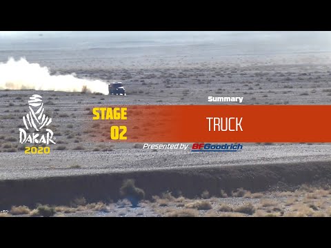 Dakar 2020 - Stage 2 (Al Wajh / Neom) - Truck Summary