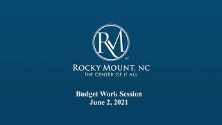 Budget Work Session 060221