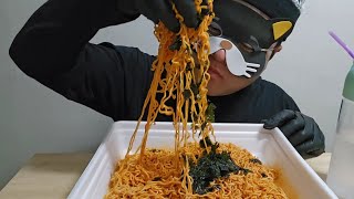틈새비김면 미니 점보 먹방 ASMR Mukbang Eating Sound 240622 2024년 6월 22일 DoubleXLarge 더블엑스라지