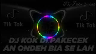 DJ MINANG TERBARU 2023 ll KOK DI PAKECEK AN ONDEH BIA SE LAH ll BIA SE LAH ll TIKTOK VIRAL 2023