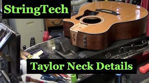 ​Taylor Guitar Neck Reset & Full Calibration | How to Adjust Truss Rod & Setup