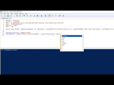 Video: Membuat Mesin Virtual Di Hyper-V Menggunakan PowerShell