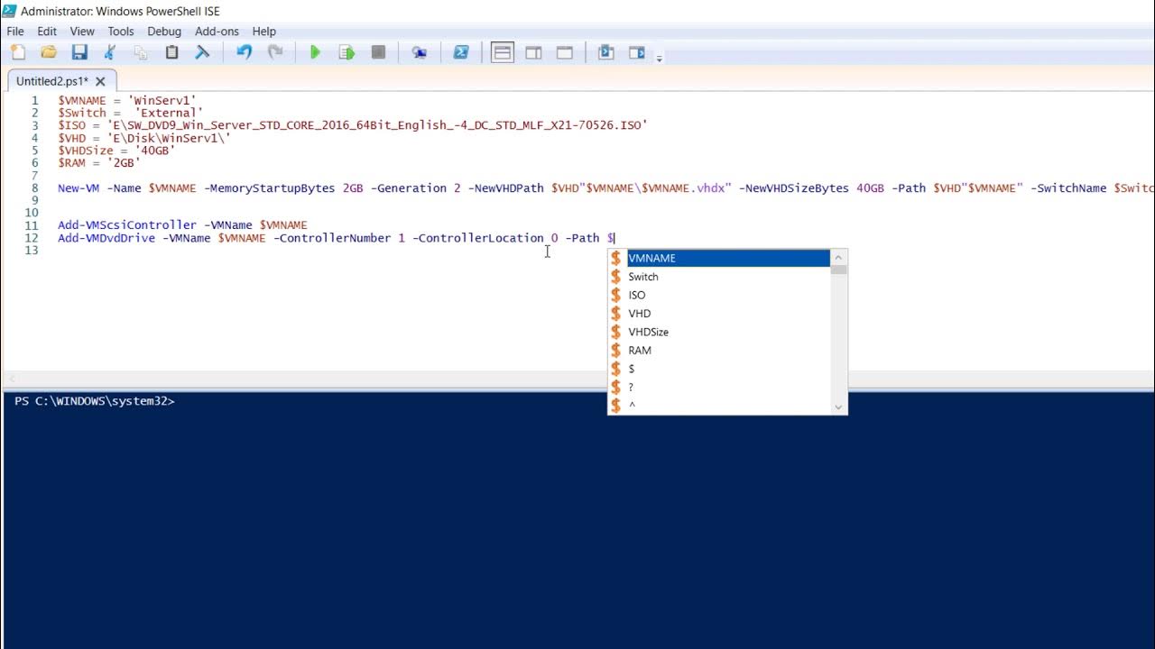 Powershell create. Powershell create