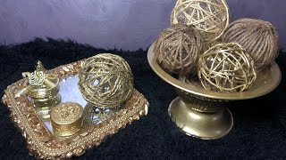 كيفية صنع كرات للديكور / how to make décorative balls