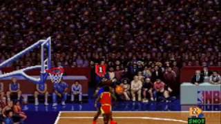 NBA Jam TE (SNES) - Super Dunk - Gameplay 1 screenshot 2