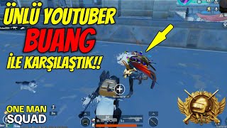 BUANG ABİ İLE KARŞILAŞTIKK ! BURAK GAME SOLO SQUAD PUBG MOBİLE