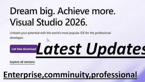 How to install Visual Studio 2026 on Windows 11