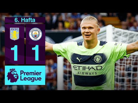 Aston Villa 1-1 Manchester City MAÇ ÖZETİ | Premier League - 2022/23