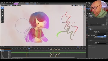 #005 Vertex Colors 2 - Blender Grease Pencil RANDOM tips & tricks