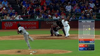 MIA@TEX: Beltre mashes a solo homer for hit No. 2,994