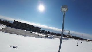 Snowy Parking Lot (FPV Practice Flight 1)