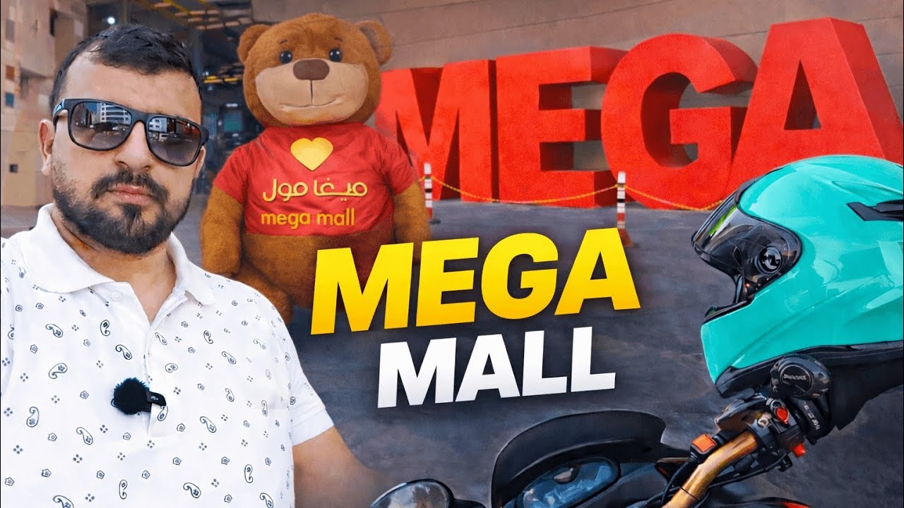 Sharjah Mega Mall Ride 🔥 Full Mall Tour on Bike | Ride With Tasawar