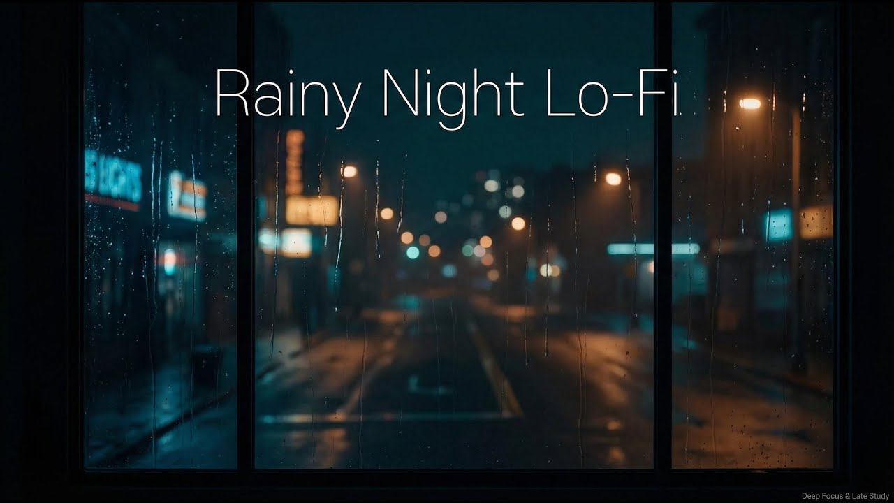 Rainy Night Lo-Fi 🌧️ Deep Focus & Late Study