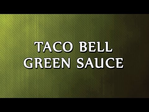 Taco Bell Green Sauce | RECIPES | EASY TO LEARN