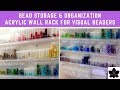 Acrylic Wall Rack for Visual Beaders | Bead and Jewelry Storage Organization | Solution 2