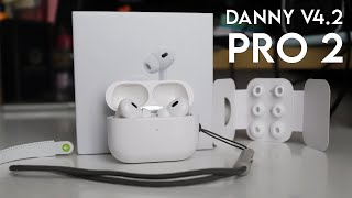 NEW AirPods Pro 2 Clones - Danny Pro 2 v4.2 with ANC, Transparency Mode & MagSafe! For Under $35!