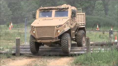 General Dynamics Foxhound LPPV Light Protected Patrol Vehicle at DVD 2012, Millbrook, United Kingdom