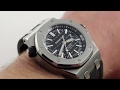 Pre-Owned Audemars Piguet Diver Royal Oak Offshore 15710ST.OO.A002CA.01 Luxury Watch Review