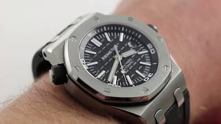 Pre-Owned Audemars Piguet Diver Royal Oak Offshore 15710ST.OO.A002CA.01 Luxury Watch Review