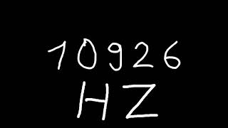 10926 Hz