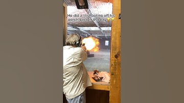 Jerry Springer Shooting for the first time😳😱 #mustwatch #gunrange #youtubeshorts