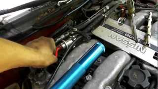How to change EGR ASSY control valve VACUUM HOSE on a Nissan 300zx (z32) or INFINITI j30 14710-30p00