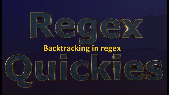 Backtracking in regular expressions