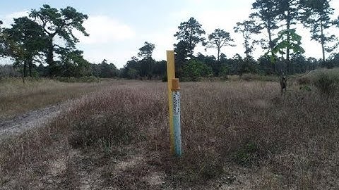 Drone inspecting gas pipeline rights- a-way