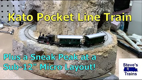 Kato Pocket Line Train Plus Sub 12" Micro Layout Preview