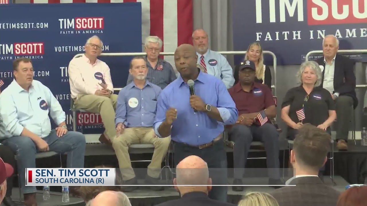 Tim Scott sets May 22 announcement for 2024 presidential bid - YouTube