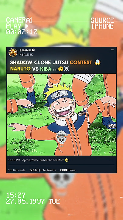 SHADOW CLONE JUTSU CONTEST ⚔️ NARUTO VS KIBA 🤯