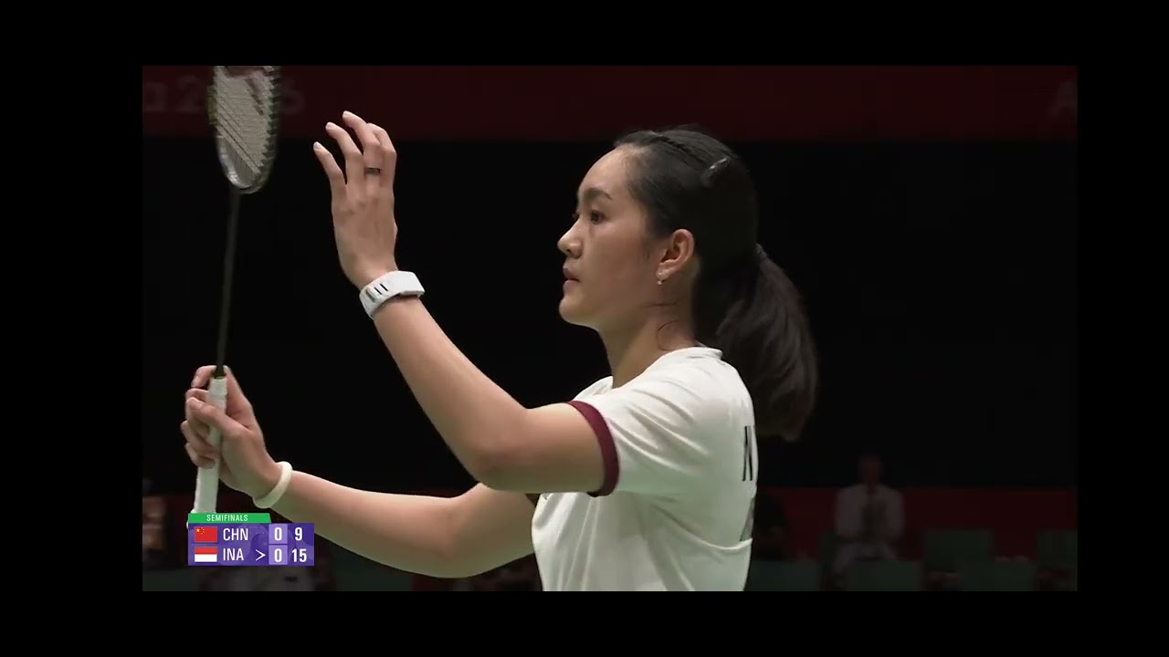 SEMI FINAL BADMINTON ASIAN GAME 2026/AMRI SYAHRAWI/NITA VIOLINA MARWAH VS FENG YANZHE/HUANG DONGPING