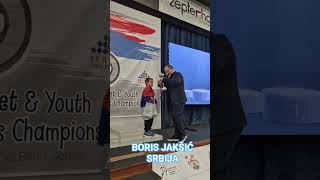 Boris Jakšić osvajač bronzane medalje u ubrzanom šahu do 8 godina