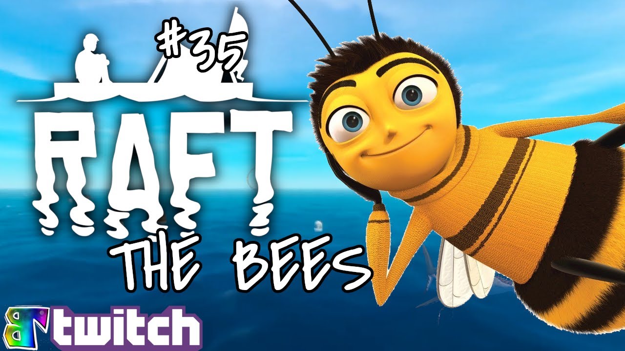 Raft Gameplay #35 : THE BEES | 3 Player Co-op - YouTube