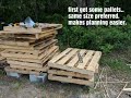DIY pallet chicken coop. DIY pallet chicken coop.