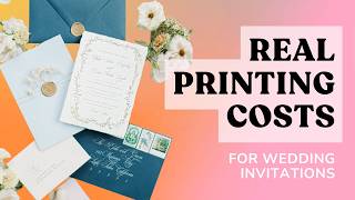 How Much Does It Actually Cost to Print Wedding Invitations? (Real Pricing!)