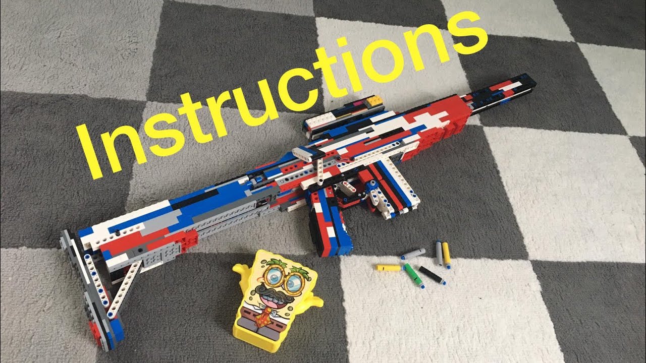 Lego Sniper Rifle instructions - YouTube
