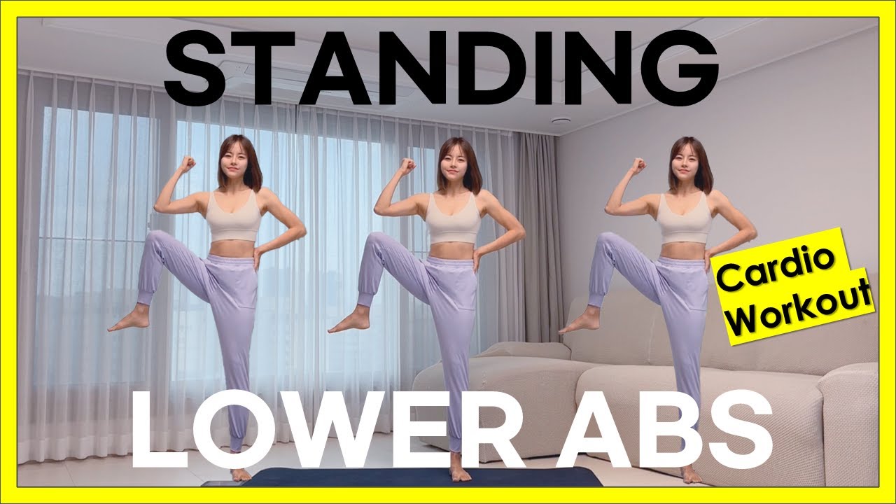 10 MIN Standing Abs Cardio Workout | Low Impact | No Jumping | Toned ...