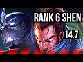 Shen vs yasuo top  208 rank 6 shen  br master  147