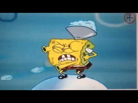 Spongebob Shoots snowballs a Patrick Mouth