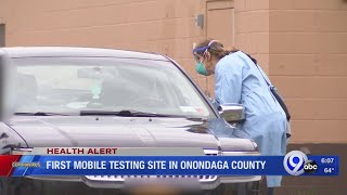 First mobile testing site in Onondaga County