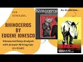Rhinoceros by eugene ionescodeep analysis in hindidu sem 6