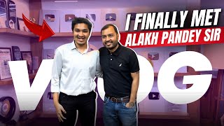 Vlog : Finally Met Physicswallah Alakh Pandey Sir | Soyeb Aftab | @pwmeded 2.0