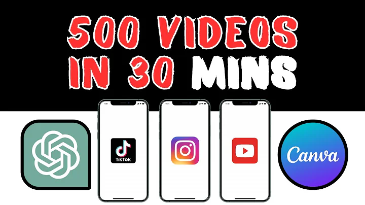 Create  500 Videos With Canva and ChatGPT For YouTube Shorts, Instagram Reels & TikTok In 30 Minute