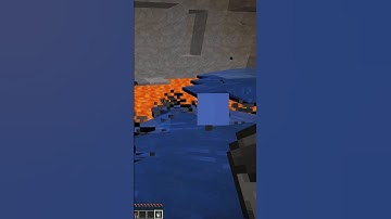 Completely eliminate the fall damage using this trick in Minecraft #Shorts #Minecraft #Tips