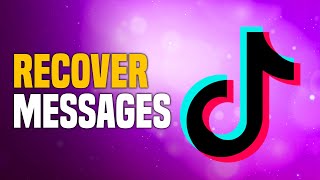 How To Recover Tiktok Messages (EASY!)