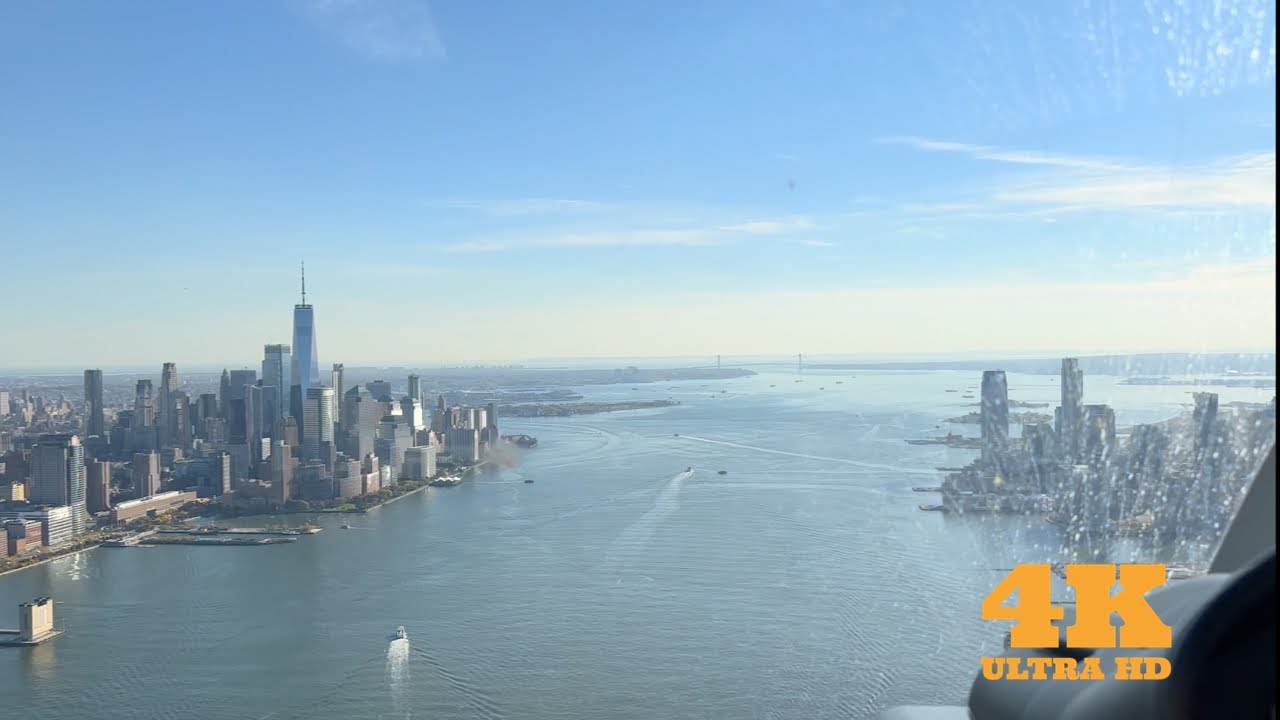 New York Day Helicopter Tour in 4K UlHD 