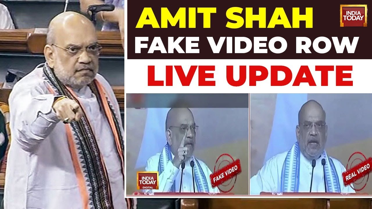 India Today LIVE: Case Filed After BJP Flags Amit Shah's Doctored Video On Scrapping Reservation