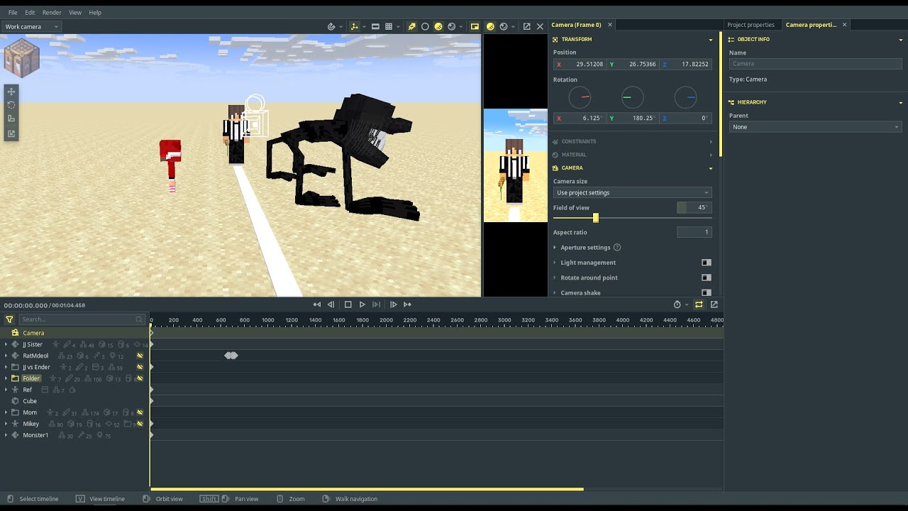 Making Minecraft animations in Mine Imator #minecraftanimation # ...